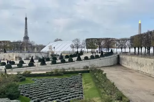 vue depuis les jardins des Tuileries